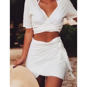 Keepsake Mini Skirt and Shoreline Crop set
